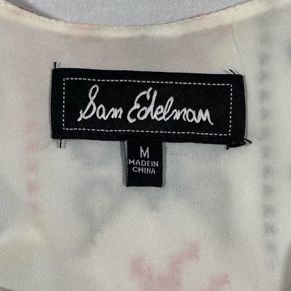 Sam Edelman*Womens Medium Slip Dress*Cross Stitch Design*Embellished*Light - Picture 5 of 10